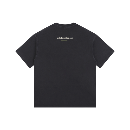 STAY CLOSE  WTFU Vintage Washed Oversized Cotton T-Shirt