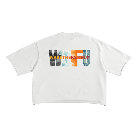 WTFU - Wake The Faith Up French Terry Raw Edge T-Shirt