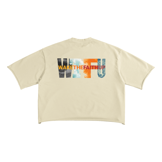 WTFU - Wake The Faith Up French Terry Raw Edge T-Shirt
